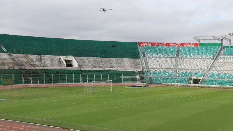 Una vista del estadio Ramón 'Tahuichi' Aguilera este martes.