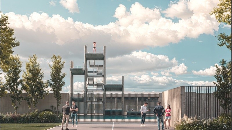 Así se verá la pileta descubierta a construirse.
