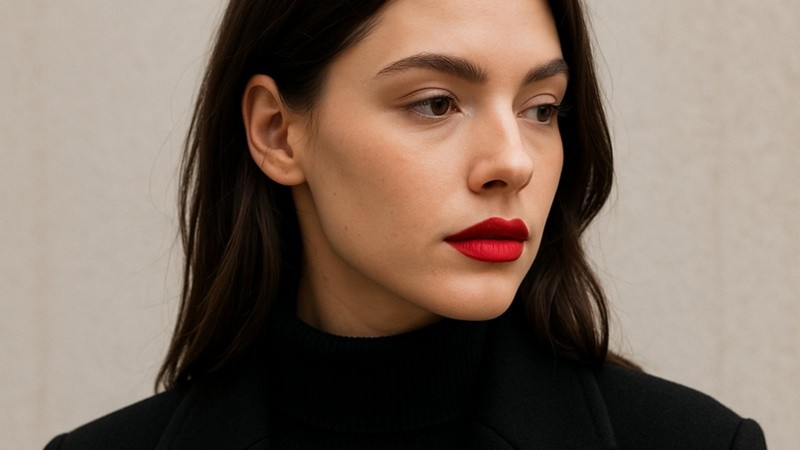El labial rojo es un verdadero ícono atemporal.
