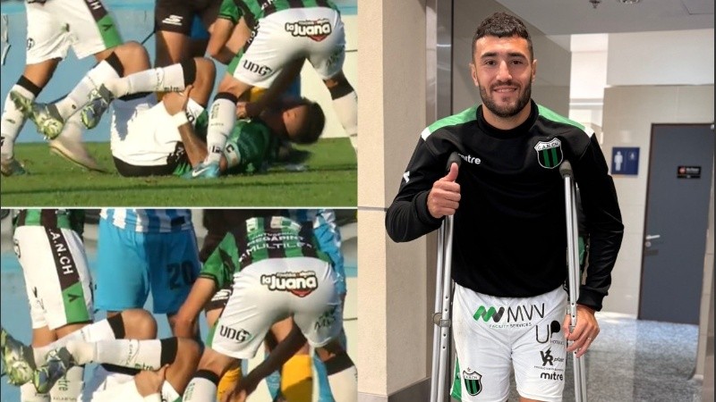 Stefano Callegari, el ex Newell's que sufrió una grave lesión con la camiseta de Chicago.