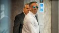 Ataque de furia del neurocirujano Leopoldo Luque: le arrebató el micrófono a un periodista y se lo llevó a la casa