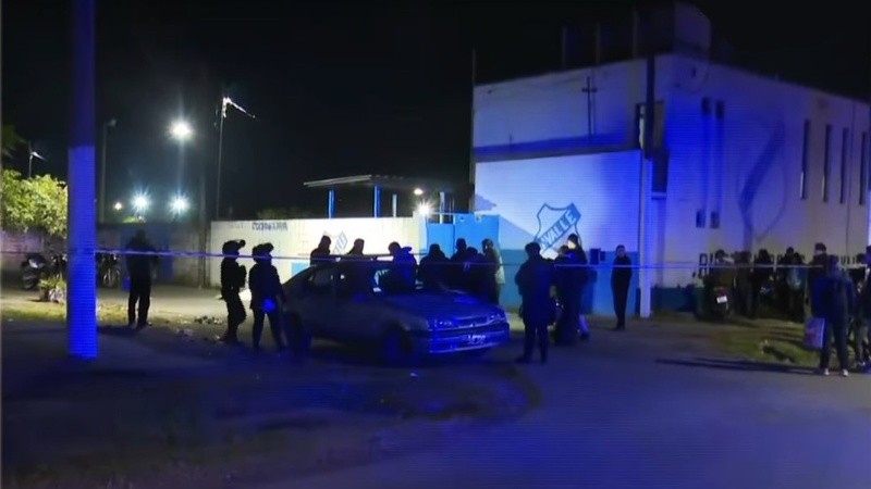 El hecho fue frente al club Lavalle. Enfrente se ubica otro club, Juan XXIII.