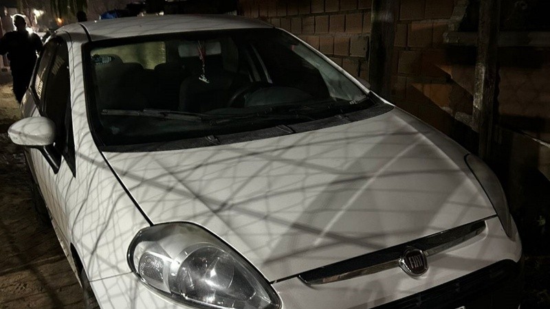 El auto recuperado.