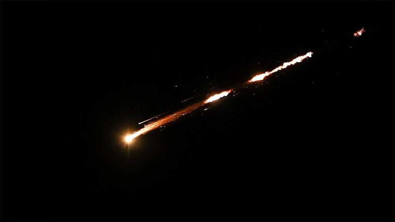 Irán respondió con misiles al ataque de Israel.