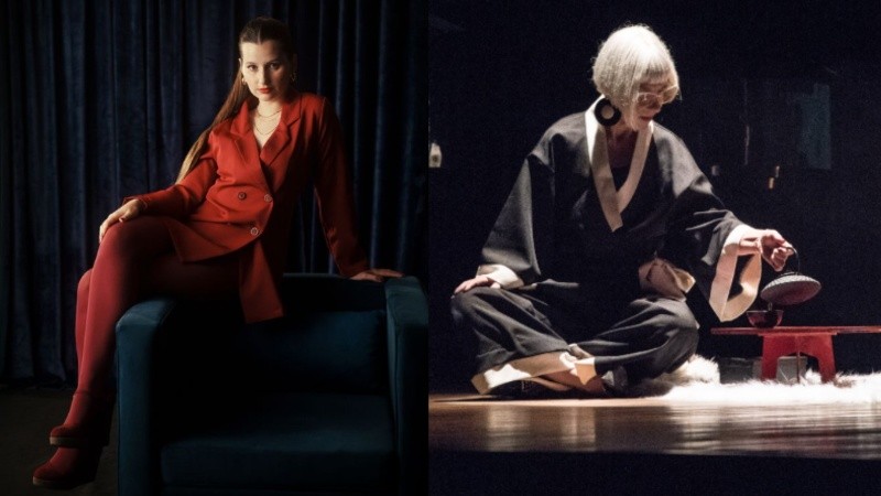 Las artistas Delfina Beltramone y Silvina Gandini