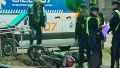 Miércoles accidentado en la ciudad: un patrullero, un utilitario y dos motos protagonizaron tres choques