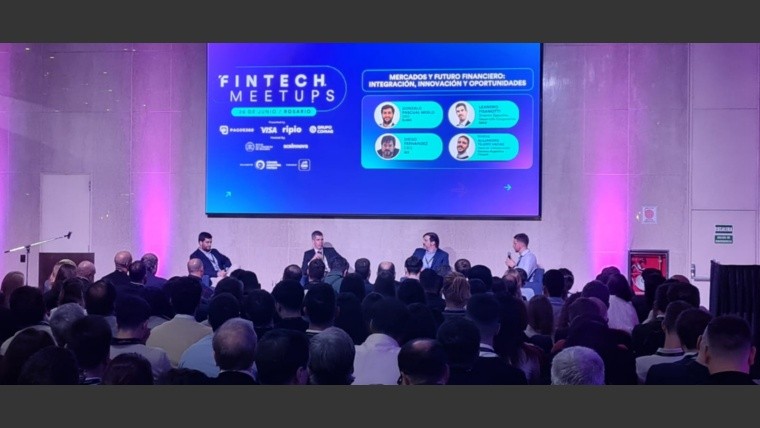 Los CEOs de Byma, MAV y A3 habalron en el marco del Fintech Meetups en la Bolsa de Comercio de Rosario.