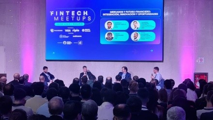 Los CEOs de Byma, MAV y A3 habalron en el marco del Fintech Meetups en la Bolsa de Comercio de Rosario.