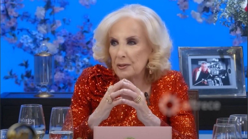 La conductora Mirtha Legrand.