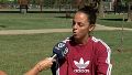 Fútbol femenino: Mariana Larroquette se despidió de Newell