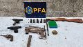 Allanamientos en zona norte: secuestran un ladrillo de cocaína y cuatro armas