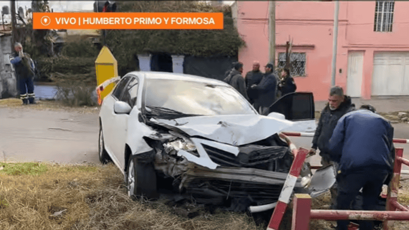 Así quedó el vehículo siniestrado.