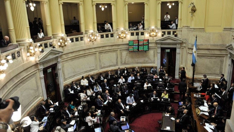 El pleno del Senado durante una sesión realizada este año