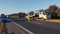 Misterio sobre un auto volcado en la autopista, a la altura de Arroyo Seco