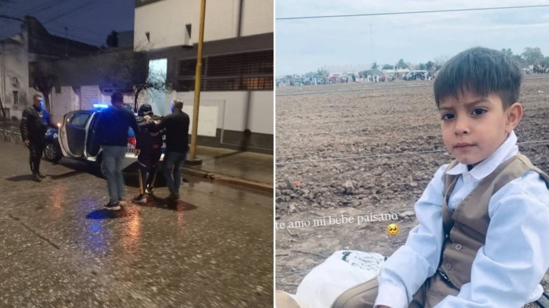 A la izquierda, la detención del primer sospechoso; a la derecha, la víctima, Brian.