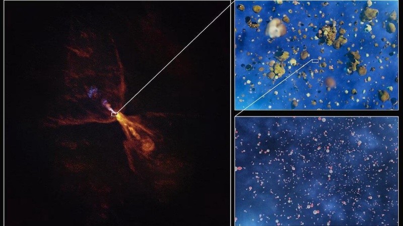 La estrella HOPS-315 muestra los primeros signos de formación de planetas.