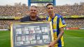 Con Belloso sentado a su lado, Chiqui Tapia anunció el regreso de los hinchas visitantes: "Es un día histórico"