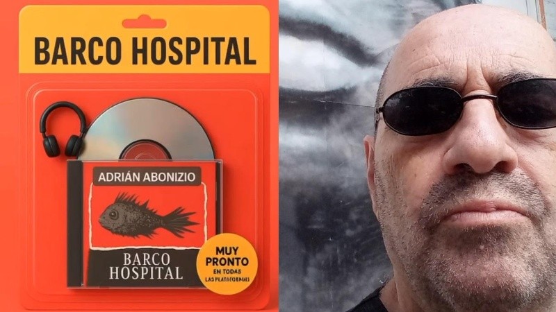 El cantautor y escritor rosarino Adrián Abonizio.